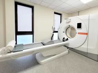 Kompiuterinės tomografijos tyrimas ypač naudingas nustatant vidaus organų pažeidimus 