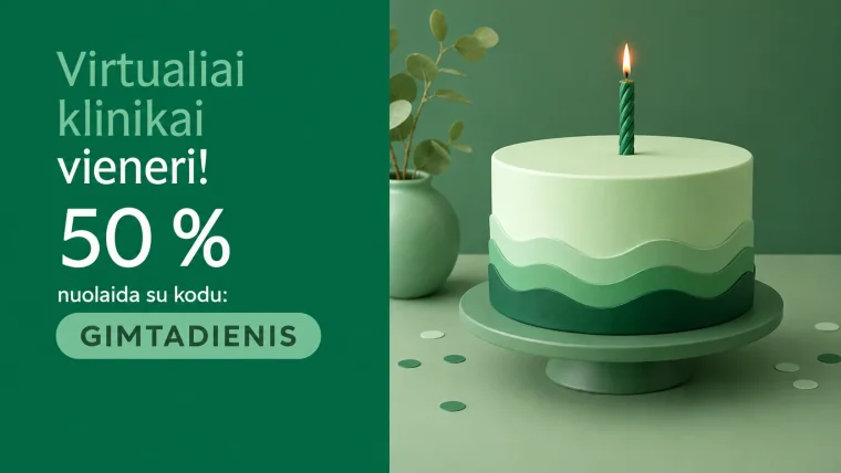Virtuali klinika švenčia pirmuosius veiklos metus!