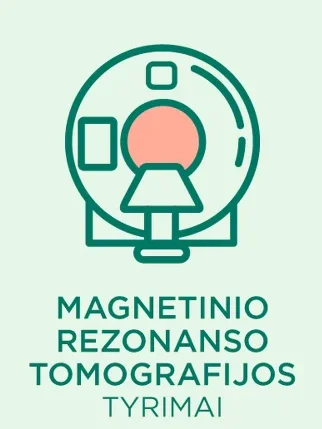 Magnetinio rezonanso tyrimai (MRT 1,5T)