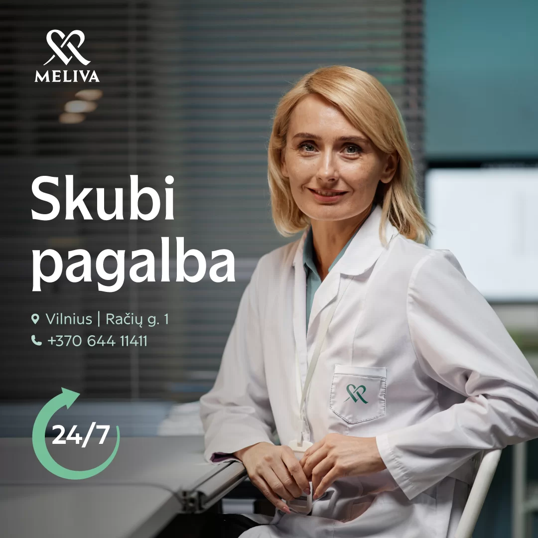 Meliva“ gydytoja kabinete – skubi medicinos pagalba visą parą, Vilnius